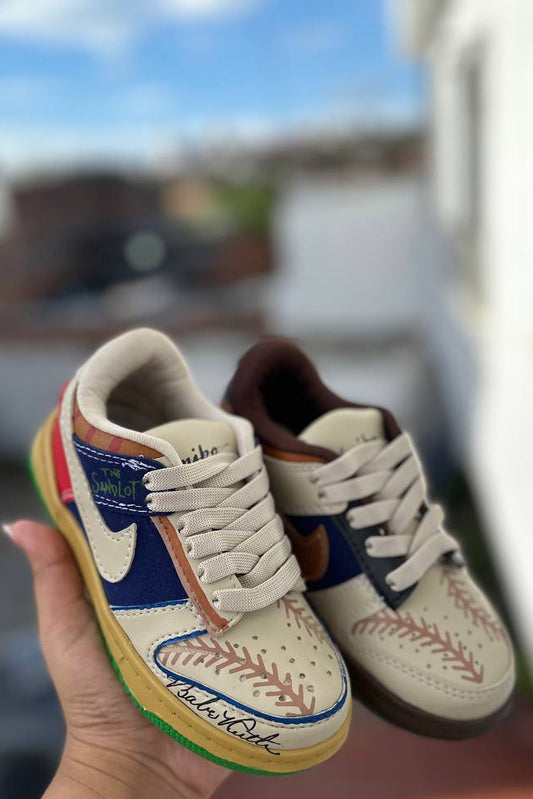 Classic Baseball Summer Inspired Custom Shoes