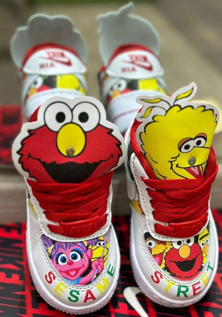 Red Monster & Friends Inspired Shoes
