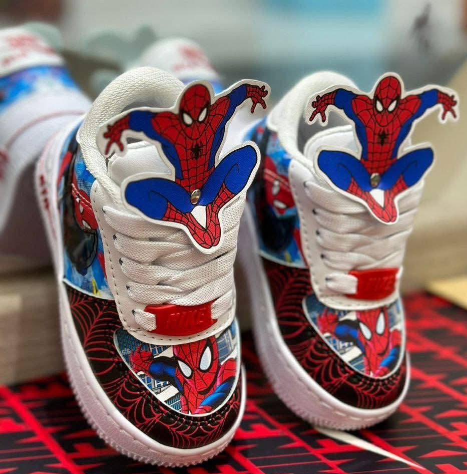 Classic Spider Hero Inspired Custom Shoes