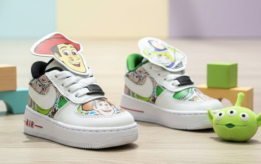 Space Ranger & Cowboy Inspired Custom Sneakers