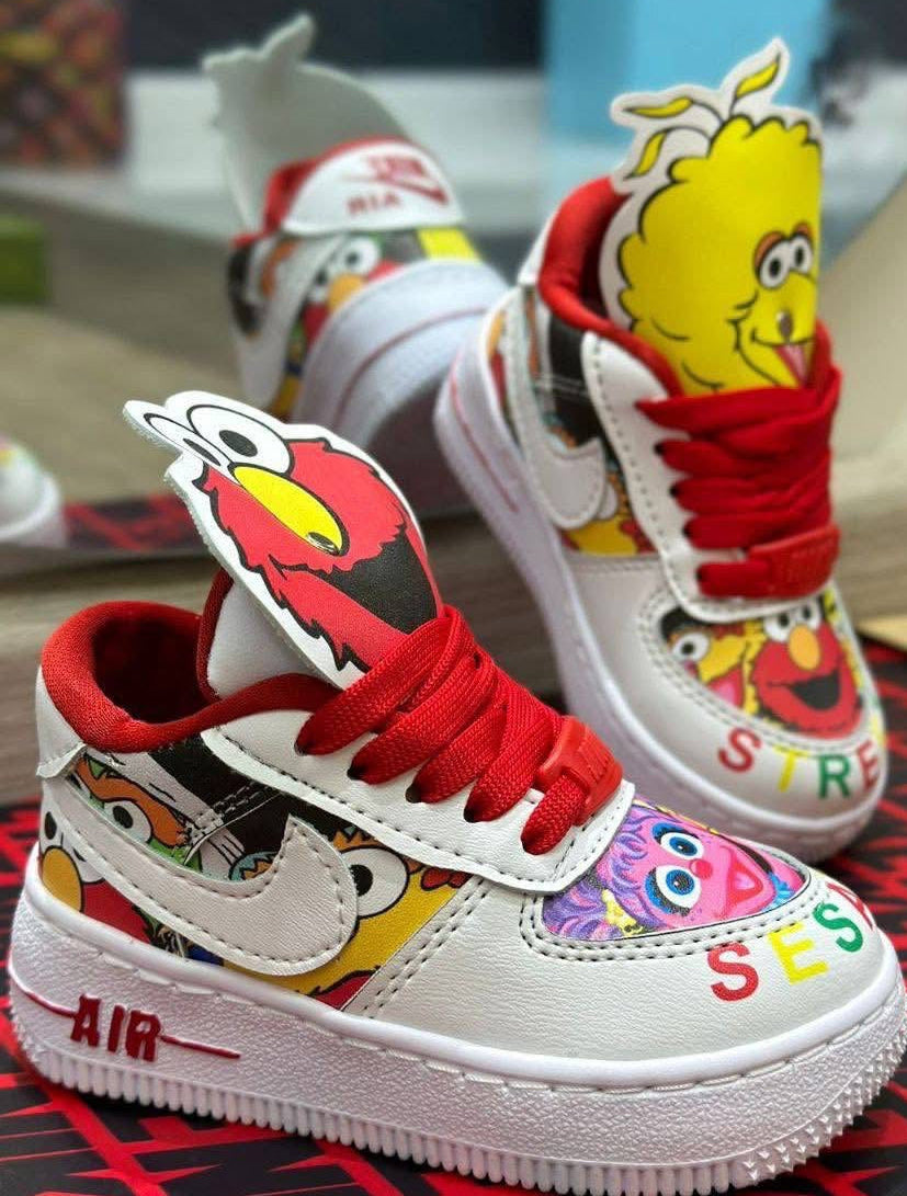 Red Monster & Friends Inspired Shoes